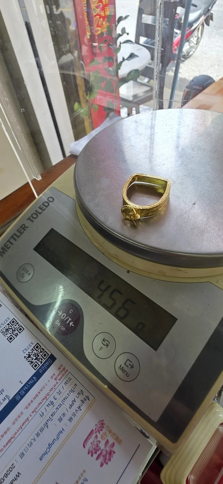 กรอบทองทรงสังกัจจายน์ 善加财形金壳