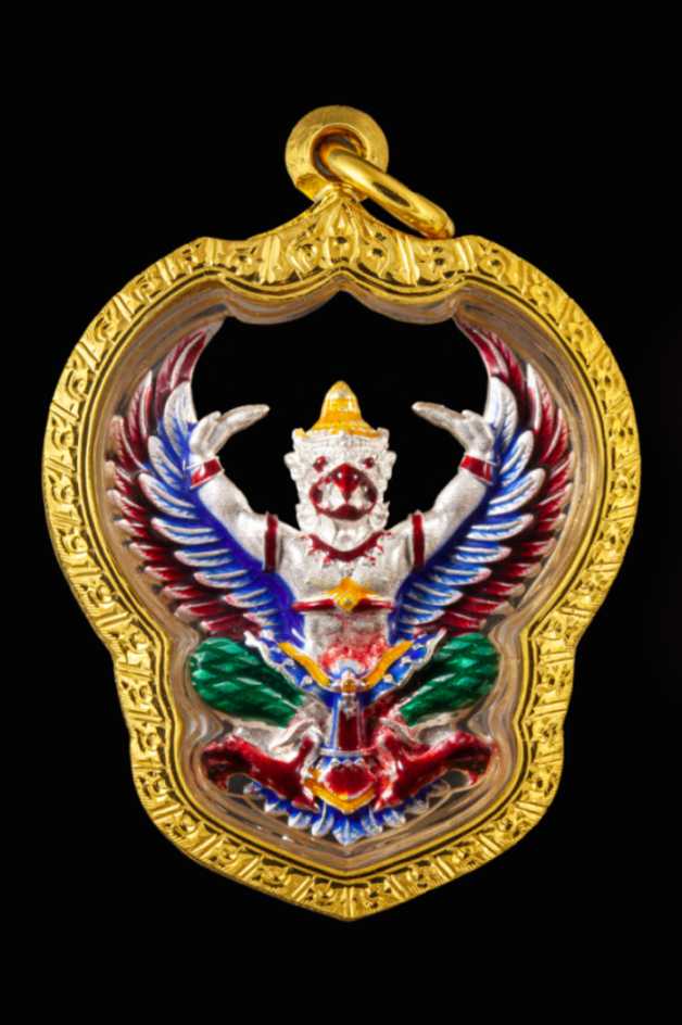 กรอบทองหน้าโอธรรมดาลายแข้งสิงห์ทั้งองค์ - T0010 (ภาพ 3)