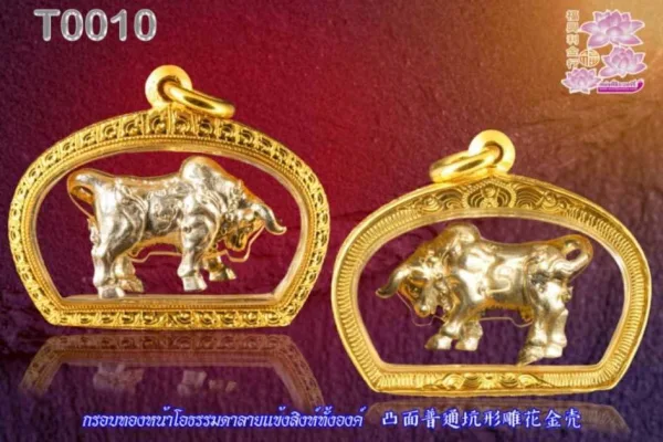 กรอบทองหน้าโอธรรมดาลายแข้งสิงห์ทั้งองค์