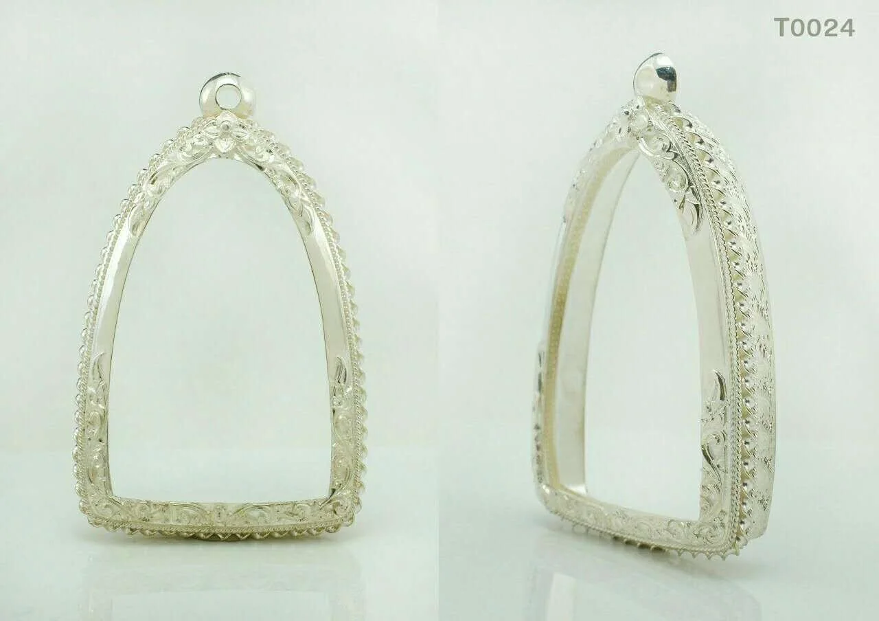 กรอบติดลายเกสรลวดสามชั้นนหน้ามัน - T0024