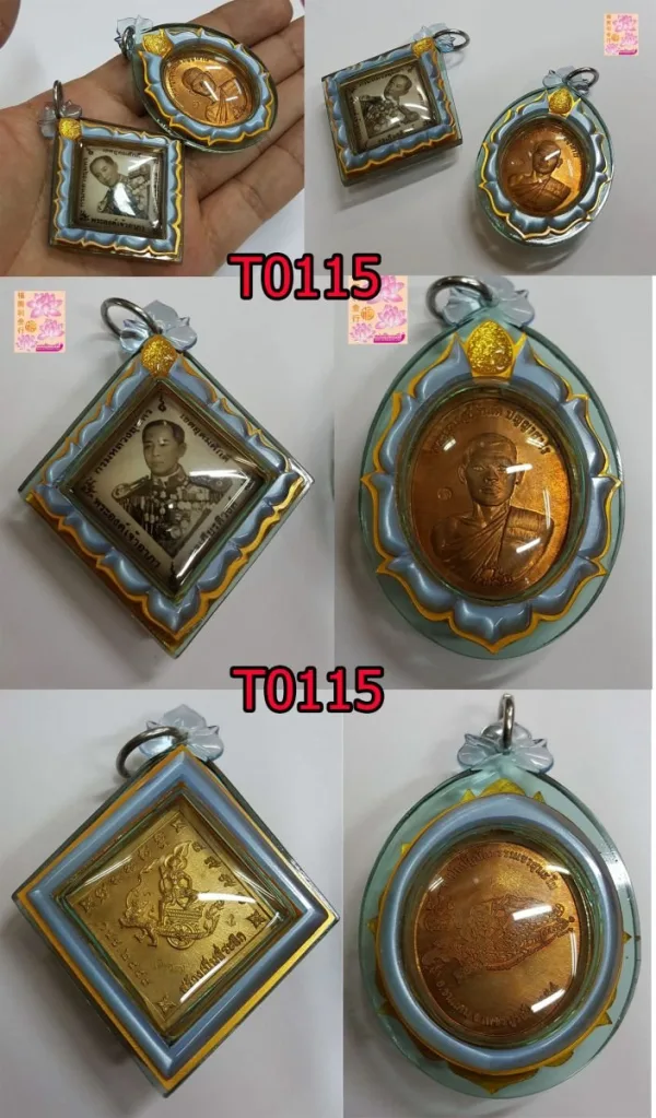 กรอบพลาสติกหน้ากากสองชั้นลายML006 ยอดติดพลอยPtทรายทองทรงยอดน้ำ สี G1มุกฟ้า G2เหลือง G3ฟ้าใส G4มุกฟ้า G5เหลือง) - T0115