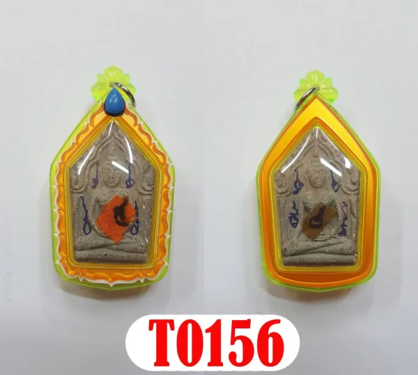กรอบพลาสติกหน้ากากสองชั้นลายML006 ยอดติดพลอยPtทรงยอดน้ำ(สี G1ส้มมุก G2ขาว G3เขียวใบตอง G4ส้มมุก) - T0156