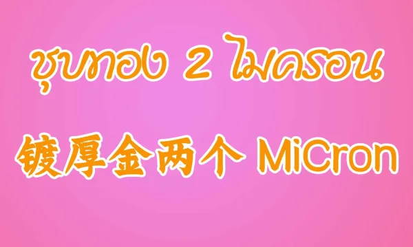 ชุบทอง 2 ไมครอน