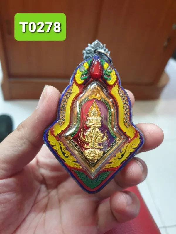 กรอบพลาสติกหน้ากากเรซิ่นลายมังกรผสมลายเถาวัลย์ตามแบบ - T0278